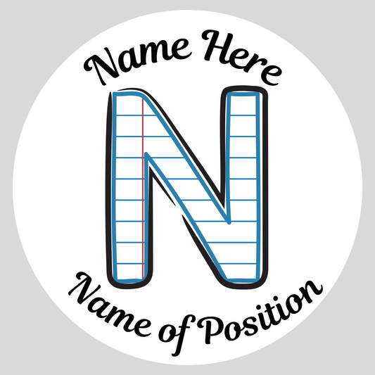 Initial Door Sign