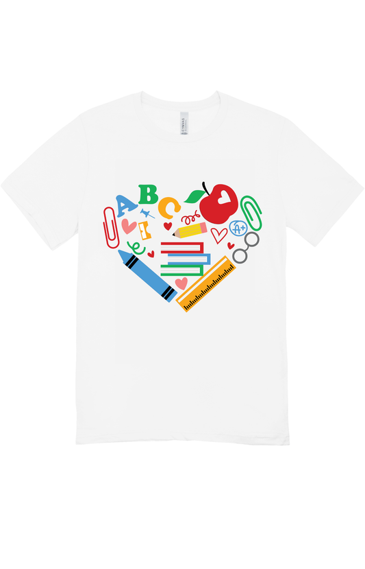 Supplies Heart Short Sleeve T-Shirt